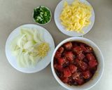 Hình bước làm 2 của món Cá Tuna phô mai sốt cay