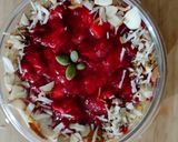 A picture of step 5 of Strawberry pudding.