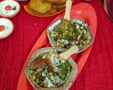 A picture of step 4 of Aloo Tikki.