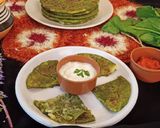 A picture of step 5 of Spinach Potato Paratha.