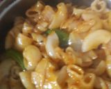 A picture of step 8 of Mexican Macroni pasta.