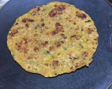 A picture of step 5 of Dudhi ke theple (Bootle gourd theple).