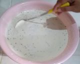 Foto langkah ke 4 dari resep Rempeyek kacang hijau pakai teflon vs wajan biasa.