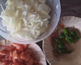 A picture of step 2 of Daal karele.