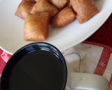A picture of step 7 of Nutmegcinnamon mandazi #kidsrecipecontest #weeklyjikonichallenge.