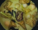 Foto langkah ke 4 dari resep 🥚Sayur tahu telur ayam+telur puyuh bumbu kuning.