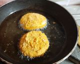 A picture of step 7 of Cottage Cheese Pea Croquettes (chana koraishutir chop bong style).