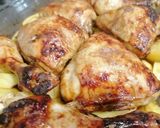 Une image de l'étape 8 de Cuisse de poulet sauce soja et miel.