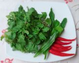 Hình bước làm 4 của món Gỏi khoai môn TÔM càng