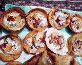 A picture of step 4 of Kachori chana chaaT.