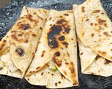 A picture of step 4 of Tortilla frankie.