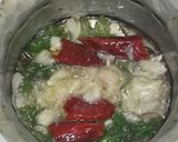 A picture of step 5 of Chakkakuru pachamanga curry(jackfruit seed and raw mango curry).