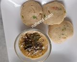 A picture of step 7 of Oats Idli With Peanut Chutney.
