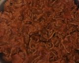 A picture of step 4 of Paccheri al ragú napoletano (Pasta with a ragú sauce from Naples).