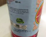 A picture of step 1 of Rooh Afza orange tang.