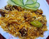 A picture of step 8 of Beef biryani.