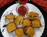 A picture of step 6 of Lunch Box (Bread Pakoda).