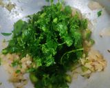 A picture of step 3 of Mung sprout and methi pulao.