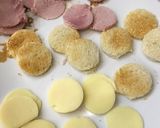 Une image de l'étape 1 de Mini sandwich Jambon/fromage.
