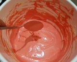 Foto langkah ke 5 dari resep Bolu kukus dengan perisa red velvet.