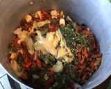 Une image de l'étape 10 de Sauce extra forte aux deux piments,oignons,tomates,gingembre et aromates.