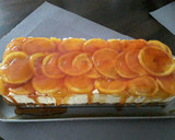 A picture of step 6 of Sig's Orange Upside-Down Cheesecake.