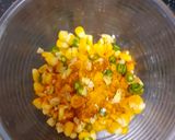 A picture of step 1 of Crispy Korean Style Corn Fritters With Hot & Sour Dipping Sauce.