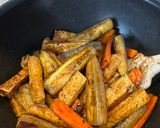 Hình bước làm 4 của món Cà Tím Cà Rốt Đậu Hũ Sốt Teriyaki