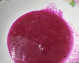 Foto langkah ke 1 dari resep Bolu Kukus Buah Naga | Snack MPASI 8m+.