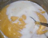 A picture of step 1 of Pap & akara bean balls with sweet plantain (Breakfast).