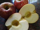 Manzanas al microondas