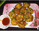 हरे प्याज़ के पकोड़े (Hare Pyaz ke Pakode recipe in Hindi) रेसिपी चरण 3 फोटो