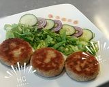 A picture of step 1 of 🍔🍟Old Fashioned Mushroom & Courgette Burger 🍟🍔.
