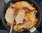 Une image de l'étape 4 de Sauté de poulet aux champignons 🍄.