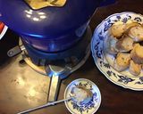 A picture of step 5 of California Farm Blue Cheese Fondue Party Dinner.