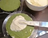 Hình bước làm 10 của món Matcha crepe cake😋 (Bánh matcha ngàn lớp)