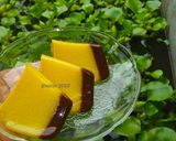 Foto langkah ke 5 dari resep Puding jagung lapis coklat.
