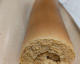 Foto langkah ke 5 dari resep Bolu Gulung Cokelat Gluten Free Rendah Kalori.