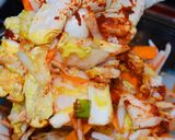 A picture of step 8 of Korean Kimchi.