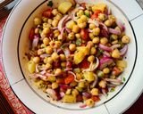 A picture of step 4 of Quick Chana chaat.