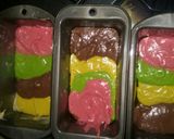 A picture of step 4 of Coloured cake.