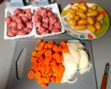 Une image de l'étape 1 de Saucisse lentilles.