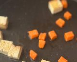 A picture of step 1 of Smoked tofu with a puy lentils and warm chilli salad.