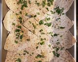 A picture of step 10 of Potato, mushroom and coconut curry pot & coriander tortilla.