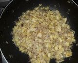 A picture of step 2 of Apple burfi.