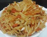 A picture of step 5 of Jaggery and carrot rice.