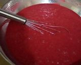 A picture of step 2 of Red velvet cake.
