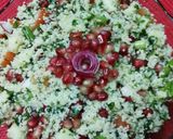 A picture of step 2 of Couscous Salad with Pomegranate.