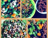 Hình bước làm 3 của món Đậu que xào xá bấu cà rốt