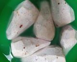 A picture of step 1 of Chilli Nduma #mycreativendumarecipe.